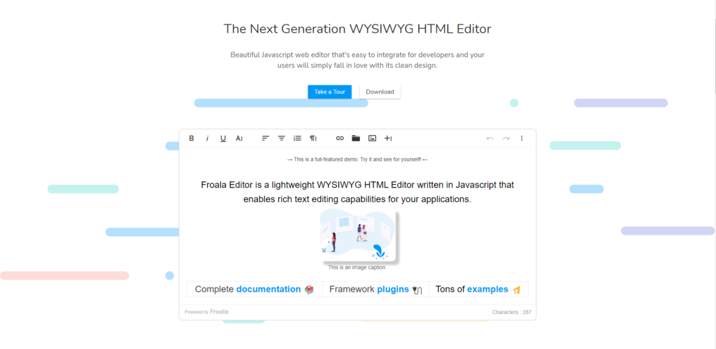 WYSIWYG HTML Editor with Collaborative Rich Text Editing