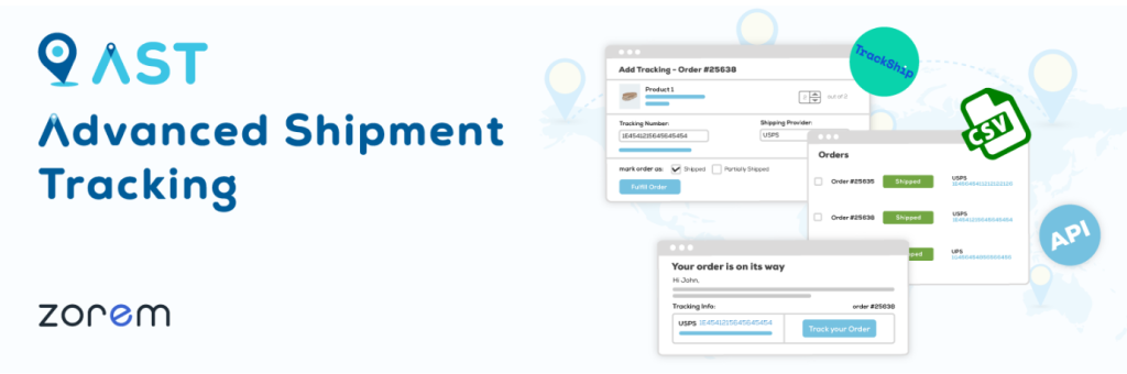 The Advanced Shipment Tracking for WooCommerce's plugin banner