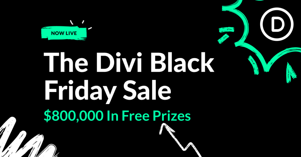 Divi Black Friday banner