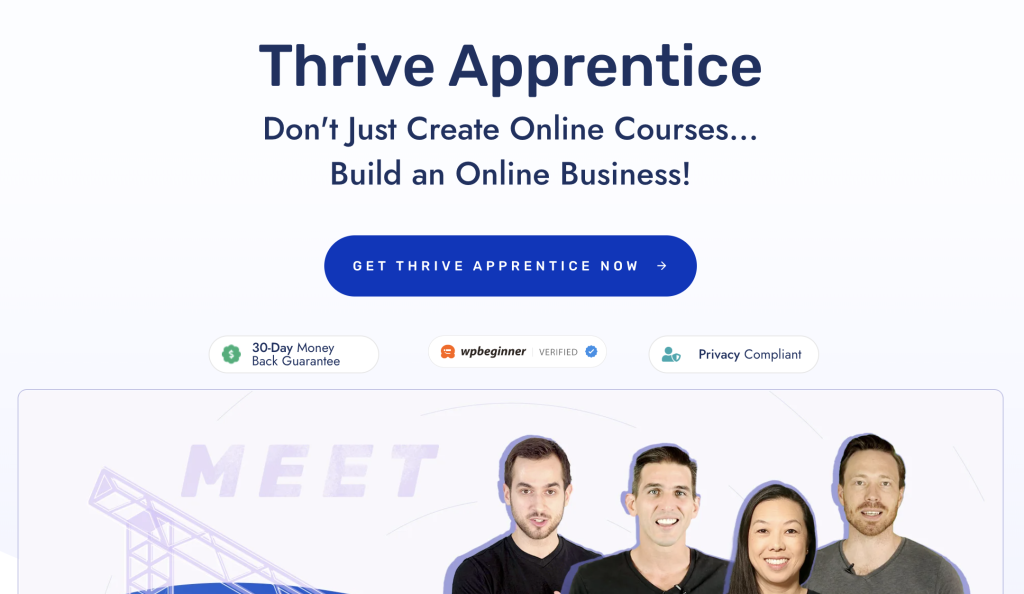 Thrive Apprentice: WordPress membership software