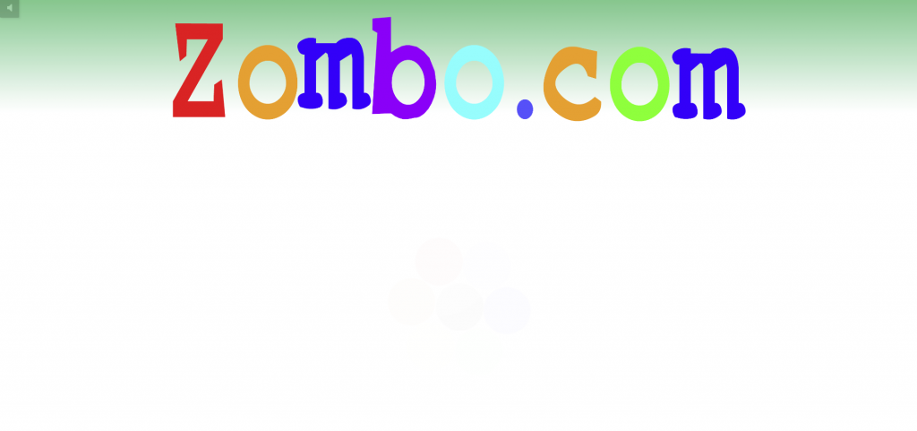 Zombo.com homepage