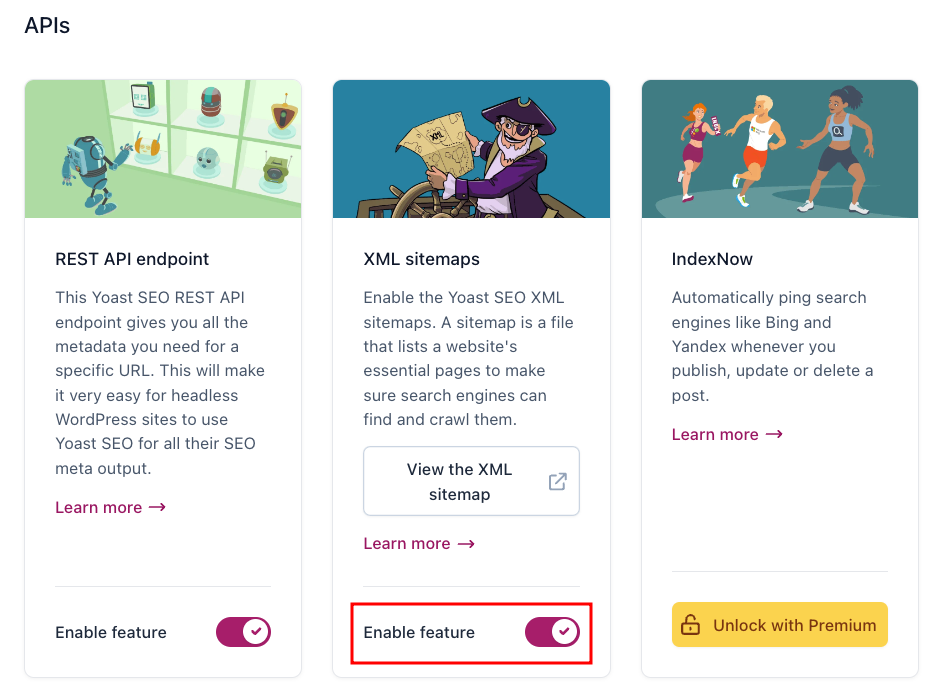 XML sitemap feature in Yoast SEO WooCommerce SEO plugin