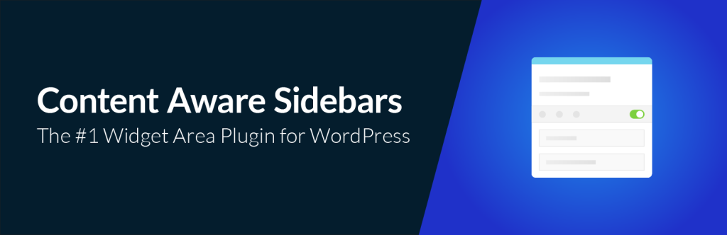 Content Aware Sidebars plugin banner